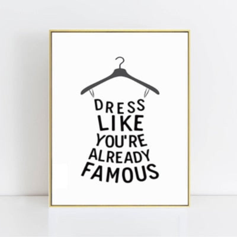 Canvas Wall Art Print - Be Yourself Design