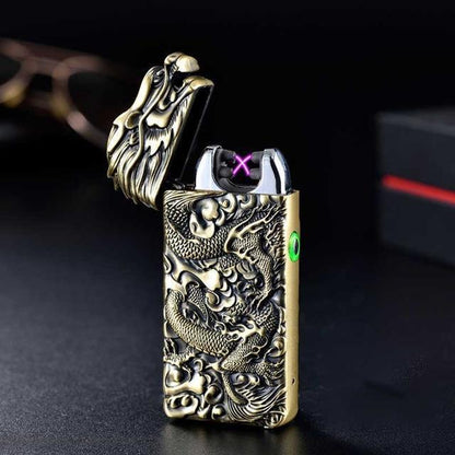 Portable Eco-Safe Plasma Lighter: Waterproof & Sturdy