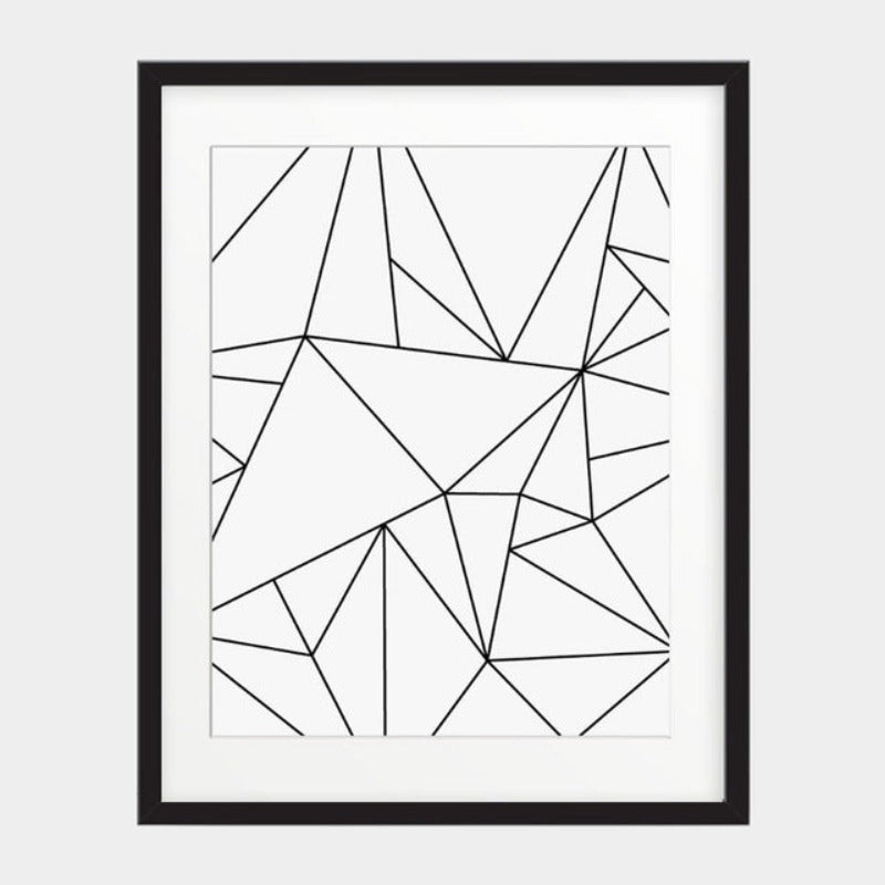 Nordic Canvas Wall Art with Black and White Inspirational Quotes