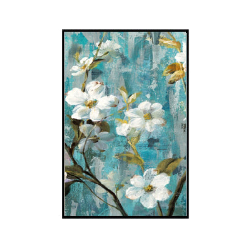 White Flower Canvas Art - Wall Decor Print