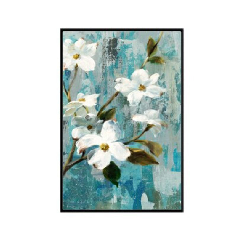 White Flower Canvas Art - Wall Decor Print