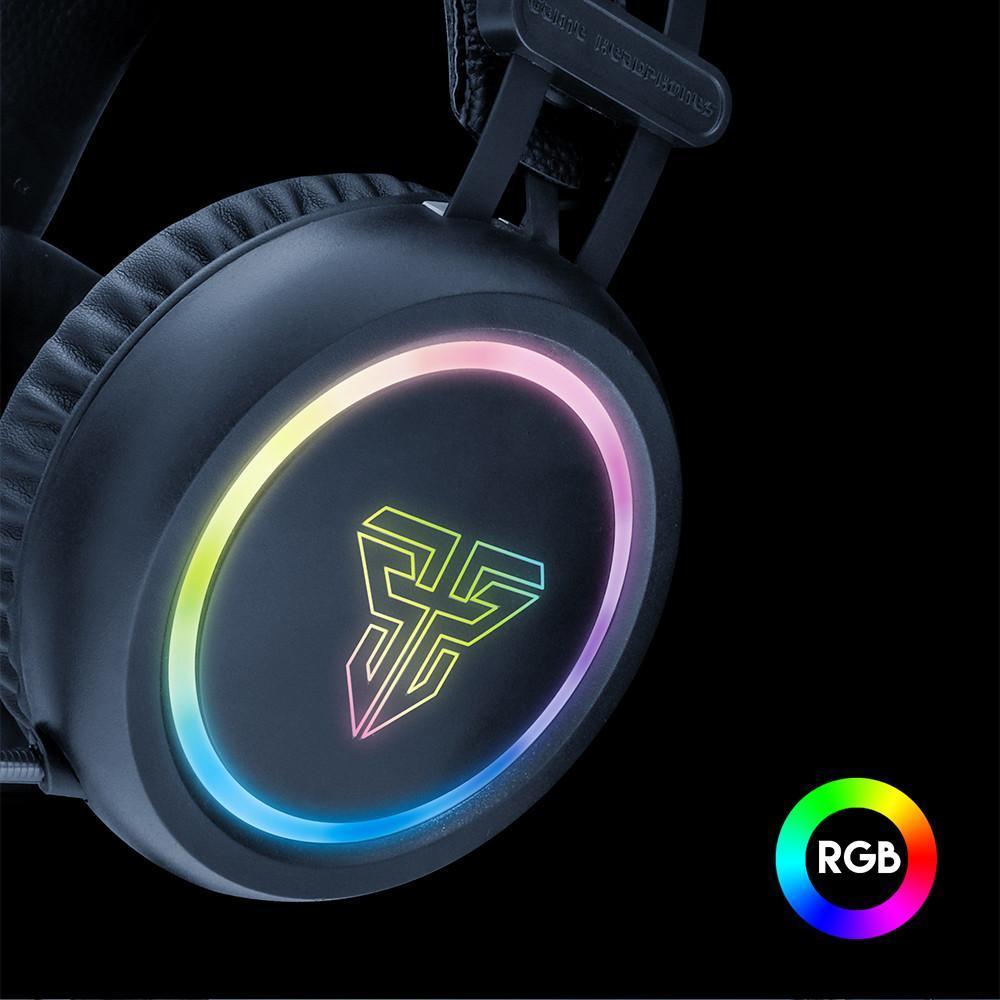 LED Light Gaming Headset with Volume Adjustment and USB Connection