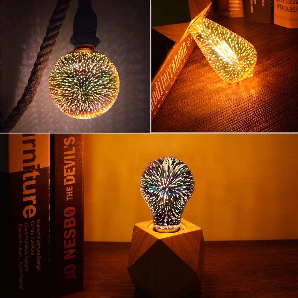Festive 3D LED Decorative Bulbs for Holiday Cheer