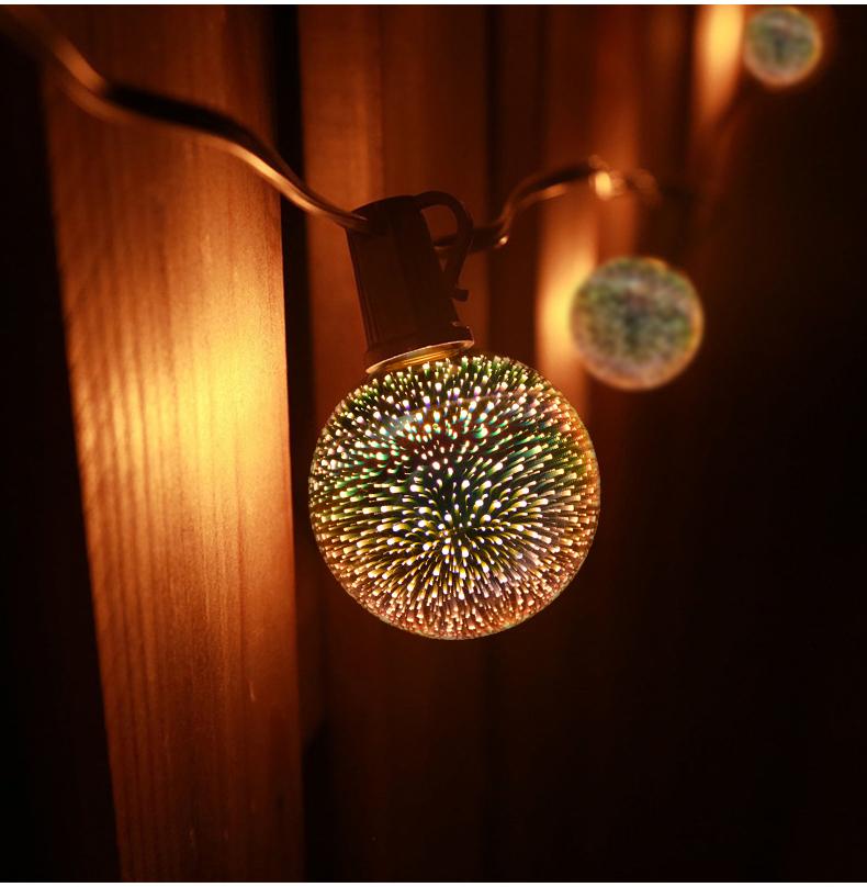Festive 3D LED Decorative Bulbs for Holiday Cheer