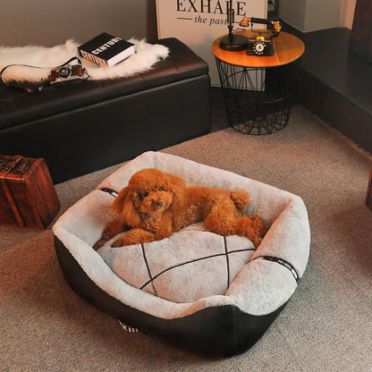 Snug Sanctuary - Plush Pet Nest Bed | CozyPaws