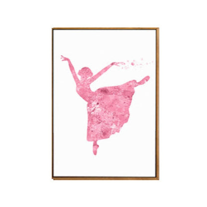Canvas Wall Art depicting Ballet Dancers for Girls