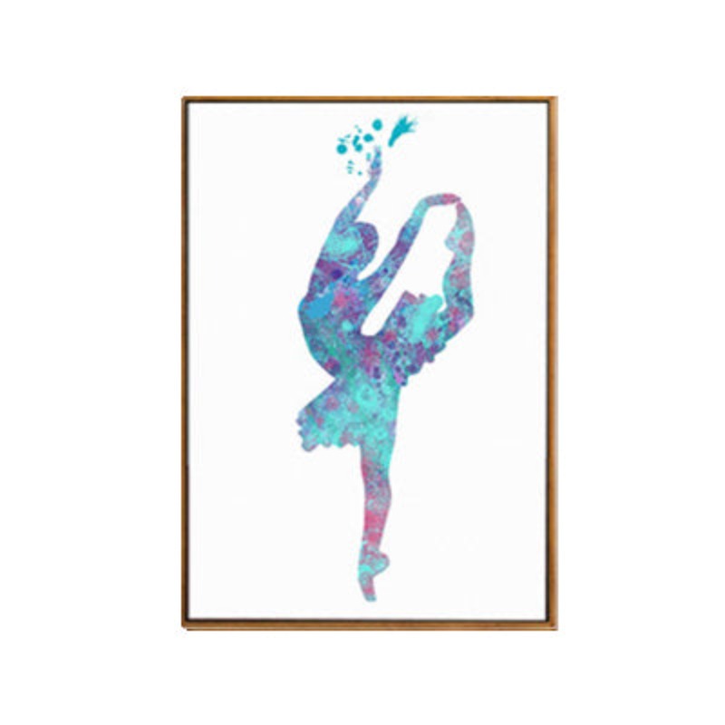 Canvas Wall Art depicting Ballet Dancers for Girls