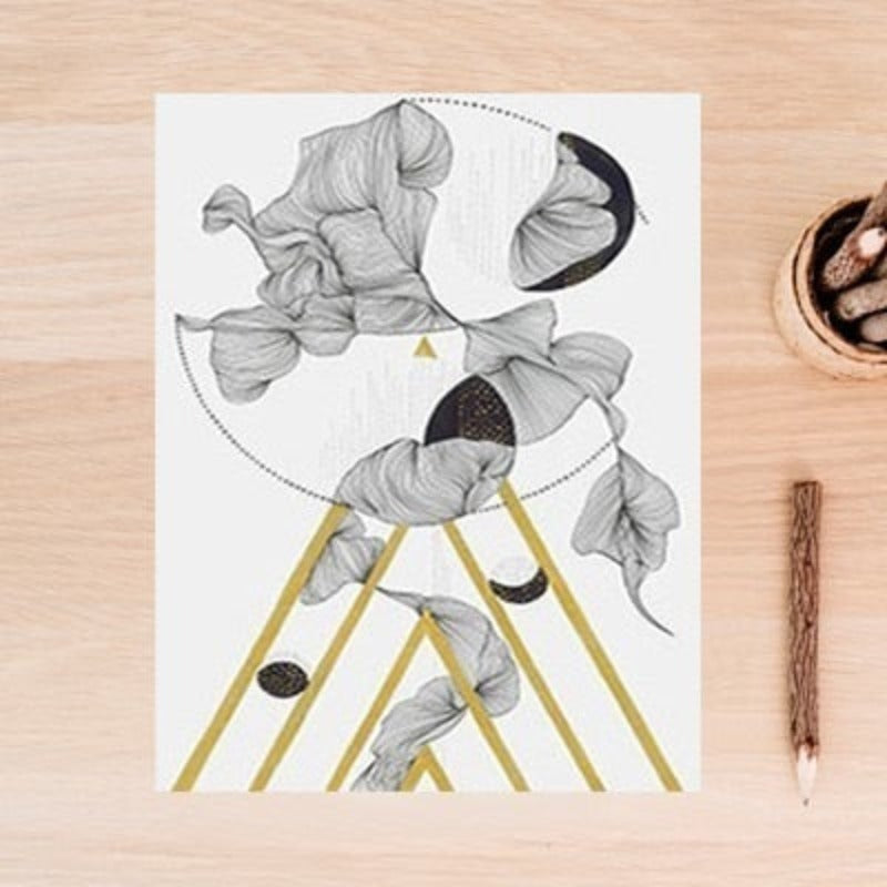 Charming Floral Abstract Canvas Art for Modern Spaces
