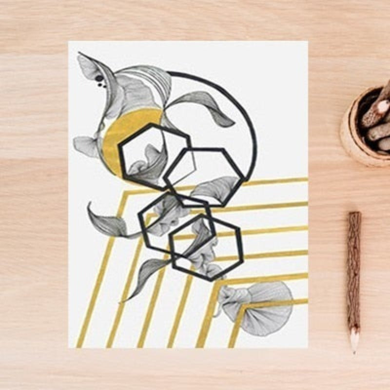 Charming Floral Abstract Canvas Art for Modern Spaces