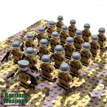 Building Block Set with 21 Pieces - WWII Army Soldier Theme