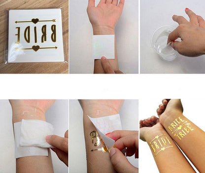 Temporary Tattoos for Bachelorette Party Celebrations