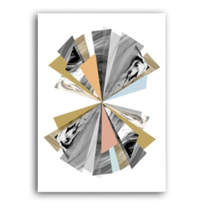 Vibrant Marble Abstract Canvas Art for Elegant Interiors