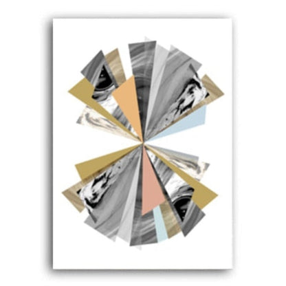 Vibrant Marble Abstract Canvas Art for Elegant Interiors