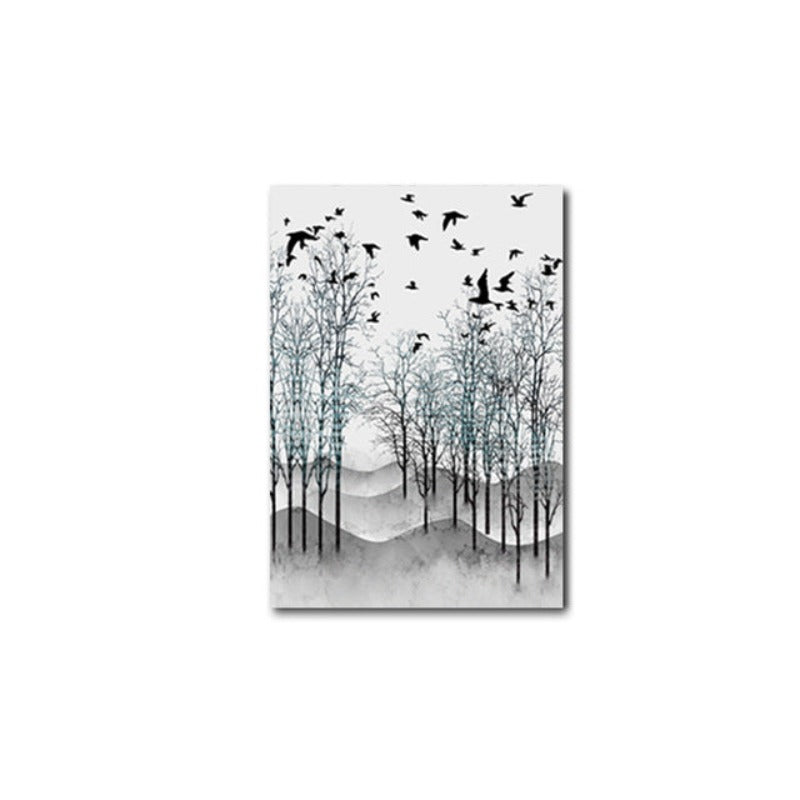 Nature-Inspired Abstract Canvas Art for Elegant Decor
