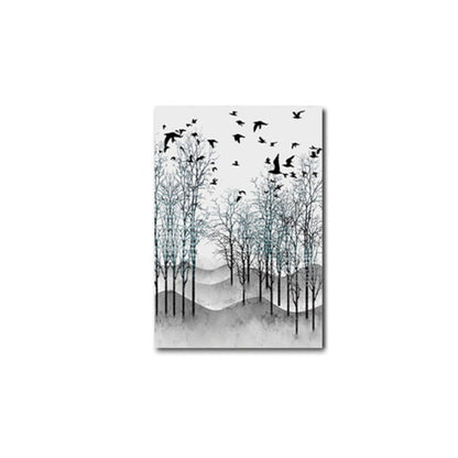 Nature-Inspired Abstract Canvas Art for Elegant Decor