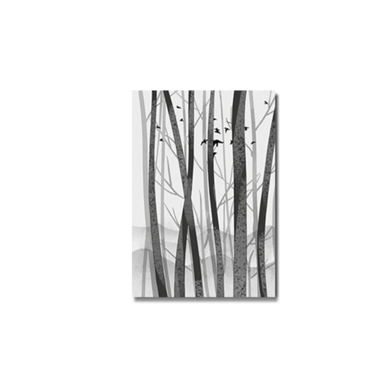 Nature-Inspired Abstract Canvas Art for Elegant Decor