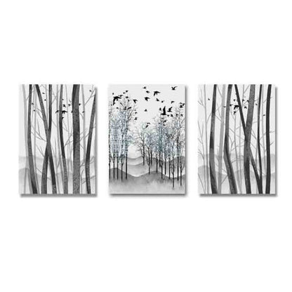 Nature-Inspired Abstract Canvas Art for Elegant Decor
