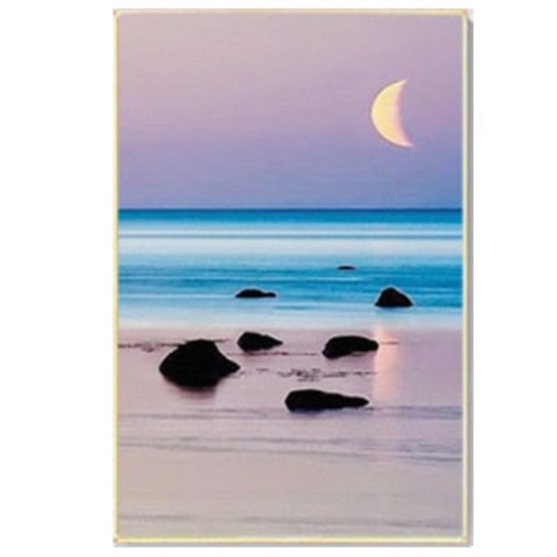 Canvas Art Print of Stunning Sunset over the Sea
