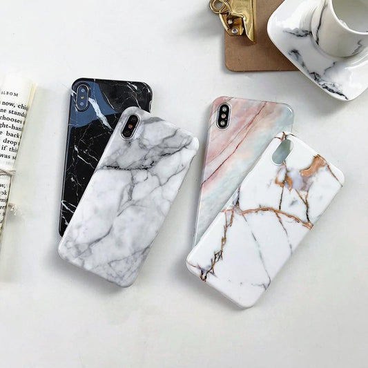 Soft Marble iPhone Case – Stylish Protection