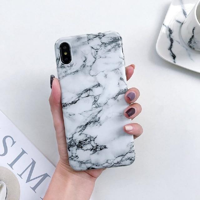 Soft Marble iPhone Case – Stylish Protection