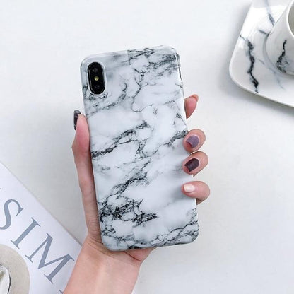 Soft Marble iPhone Case – Stylish Protection