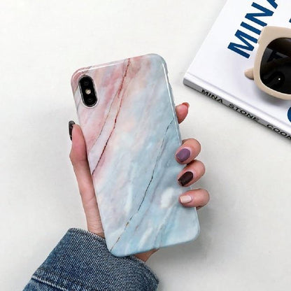 Soft Marble iPhone Case – Stylish Protection