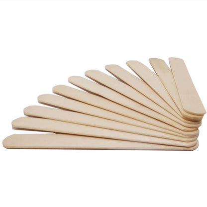 Pack of 50 Wooden Wax Applicator Spatulas