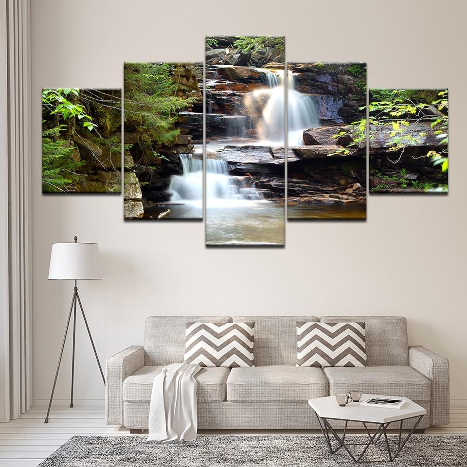 Canvas Art Print of a Stunning Waterfall for Wall Decor
