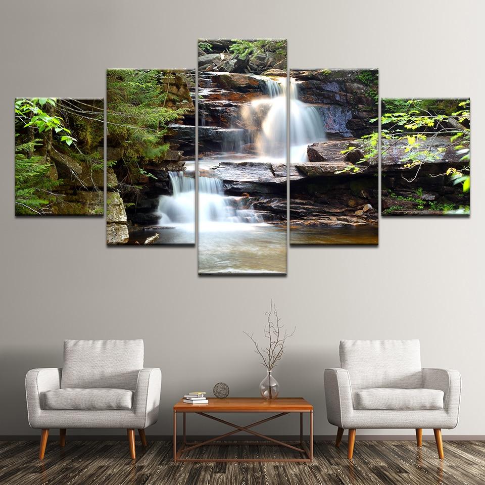 Canvas Art Print of a Stunning Waterfall for Wall Decor