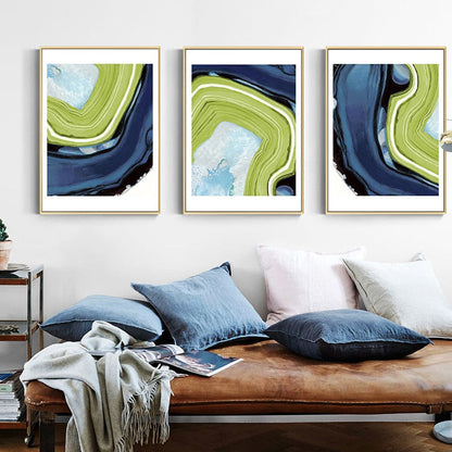Vivid Aqua Marble Canvas Art | Home Décor Masterpiece
