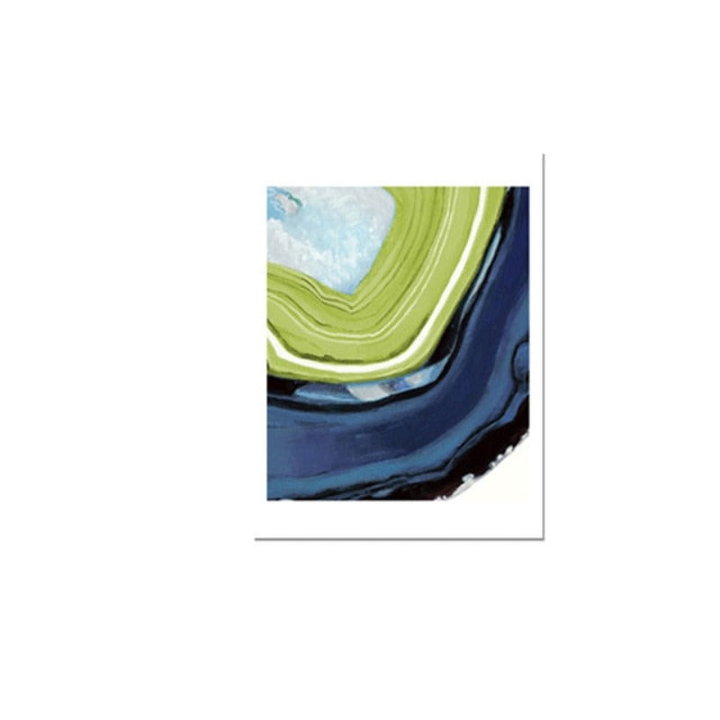 Vivid Aqua Marble Canvas Art | Home Décor Masterpiece