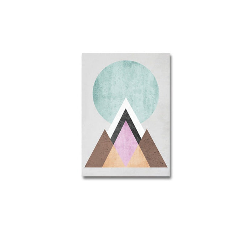 Stylish Geometric Canvas Art for Modern Interiors