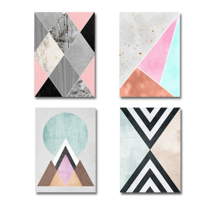 Stylish Geometric Canvas Art for Modern Interiors