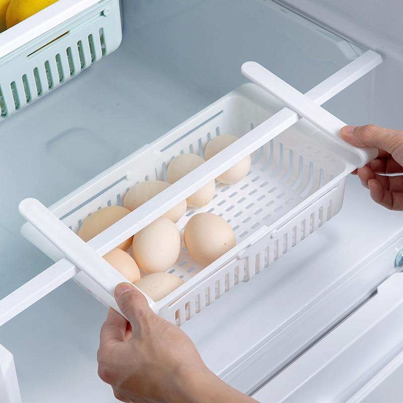 Expandable Kitchen Fridge Organizer Shelf