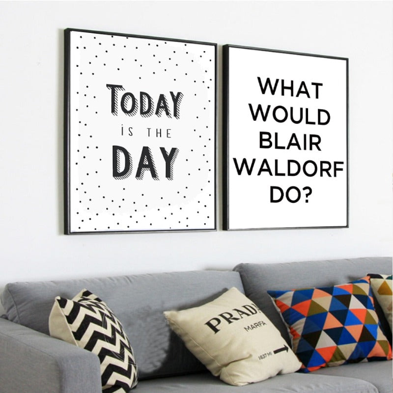 Canvas Wall Art - 'Be Kind To The World' Inspirational Painting