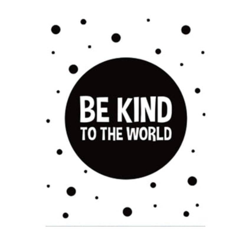 Canvas Wall Art - 'Be Kind To The World' Inspirational Painting