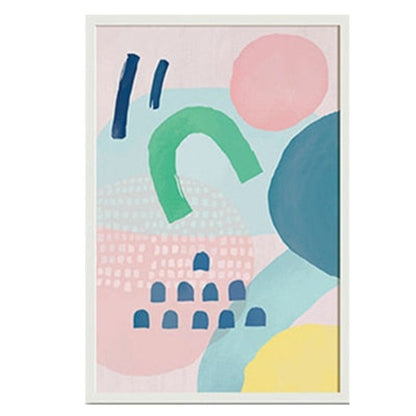 Charming Pink Abstract Princess - Canvas Wall Art Décor