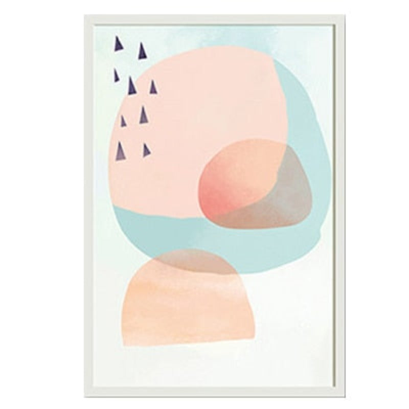 Charming Pink Abstract Princess - Canvas Wall Art Décor