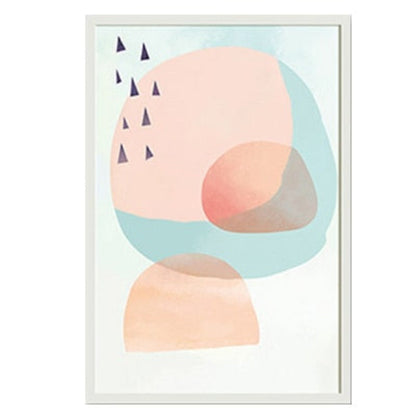 Charming Pink Abstract Princess - Canvas Wall Art Décor