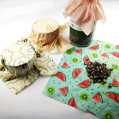 Reusable Eco-Friendly Beeswax Food Wraps