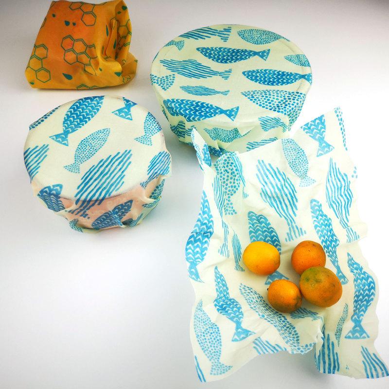 Reusable Eco-Friendly Beeswax Food Wraps