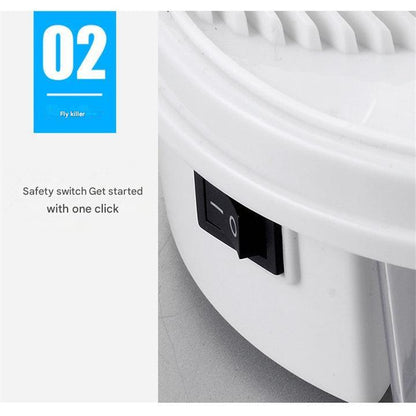 USB Electric Fly Trap - Eco-Friendly, Silent, 5 Attracting Holes, Reusable