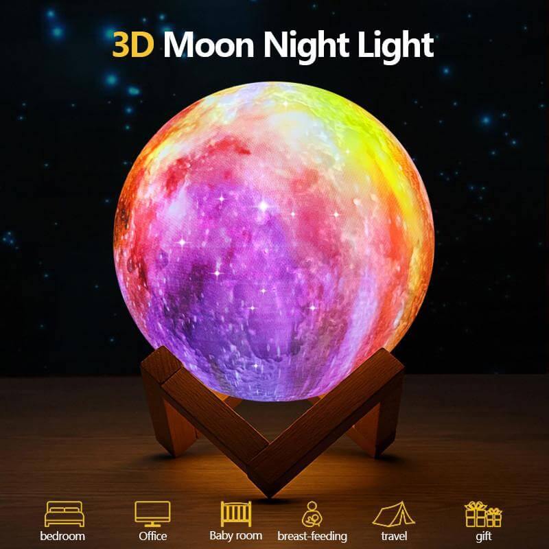 3D Lunar Night Light