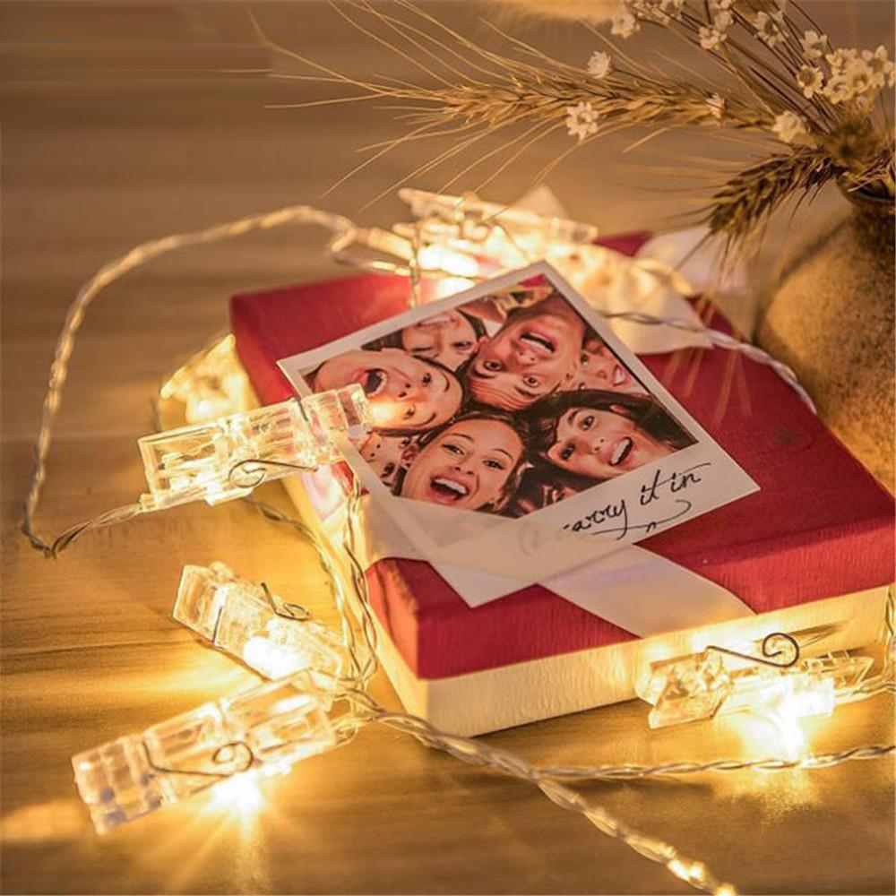 LED String Lights with Clips – Decorative Fairy Lights
