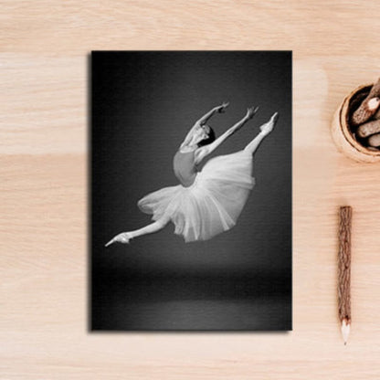 Monochrome Ballet Canvas Art Print for Wall Decor