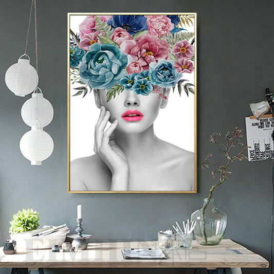 Canvas Wall Art Painting - Stylish Fashionista Decor