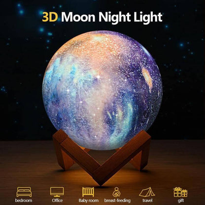 3D Lunar Night Light