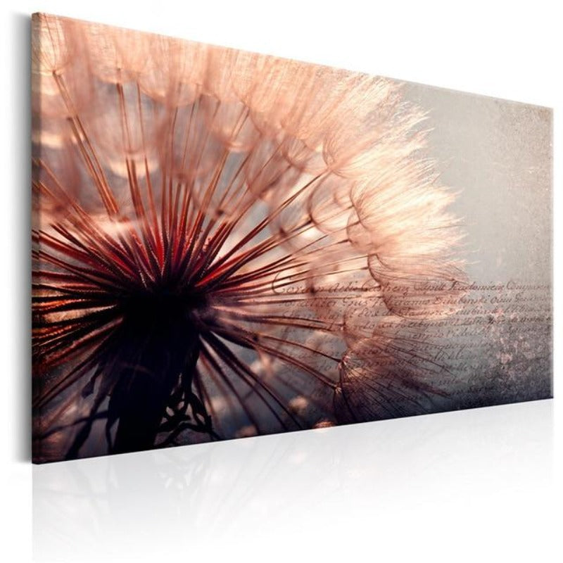 Dandelion Floral Canvas Wall Art Print - Elegant Home Decor