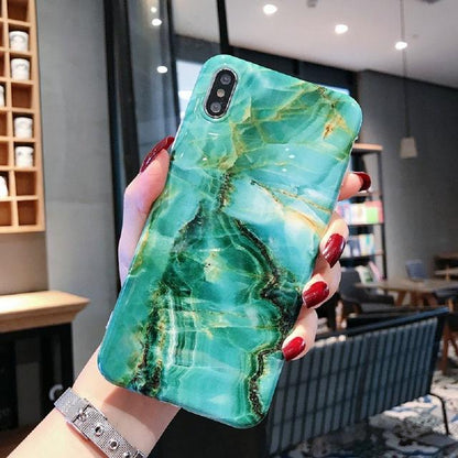 Soft Marble iPhone Case – Stylish Protection