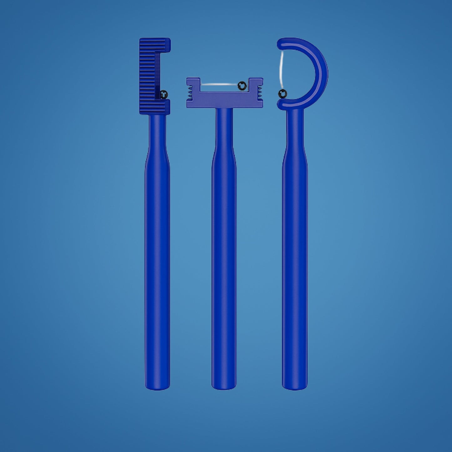 3-Piece Tongue Strengthener – Ergonomic Grip – Boosts Speech & Swallowing Skills